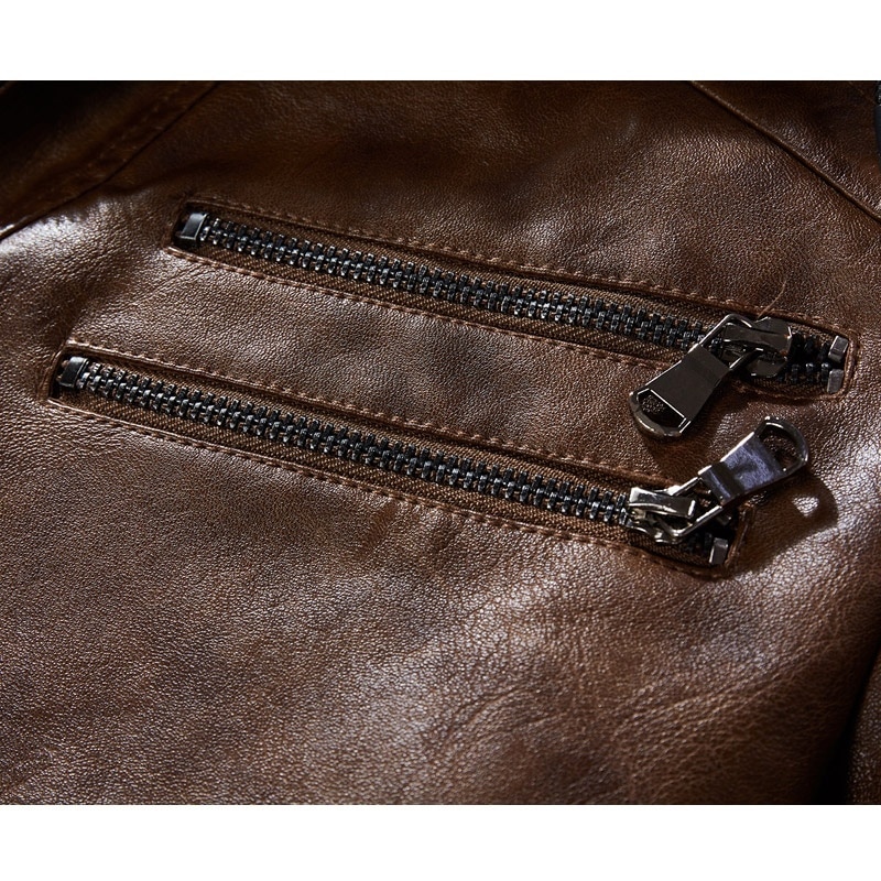 Men's Vintage Leather Bomber